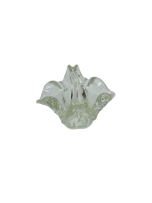 Clear Glass Basket