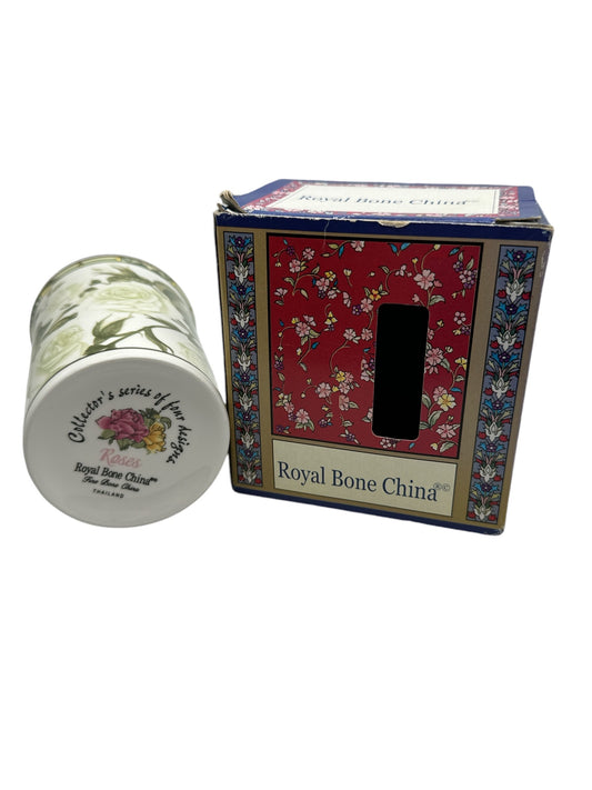 Vintage 1980’s Fine Bone China Mug - White Roses