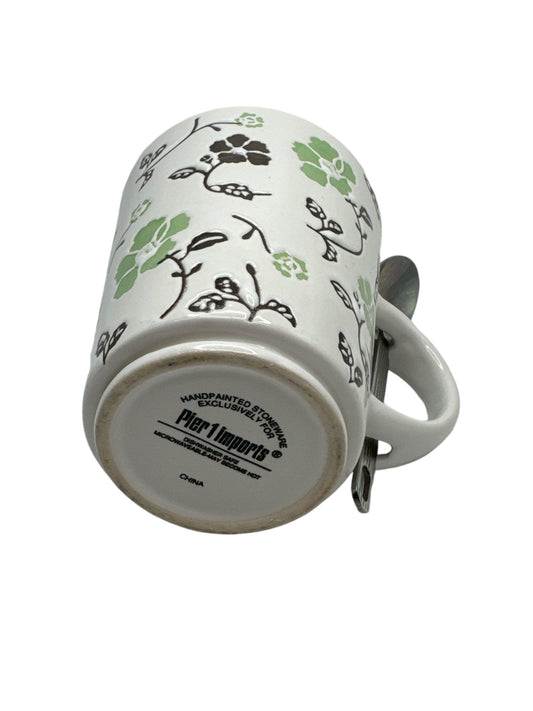 Pier 1 Mug With Spoon
