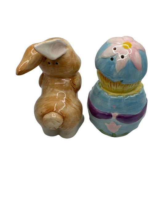 Fitz & Floyd Bunny and Duck S & P Shakers