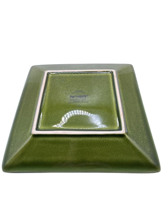 Pier 1 Imports Spice Route Clove Square Plates (2)