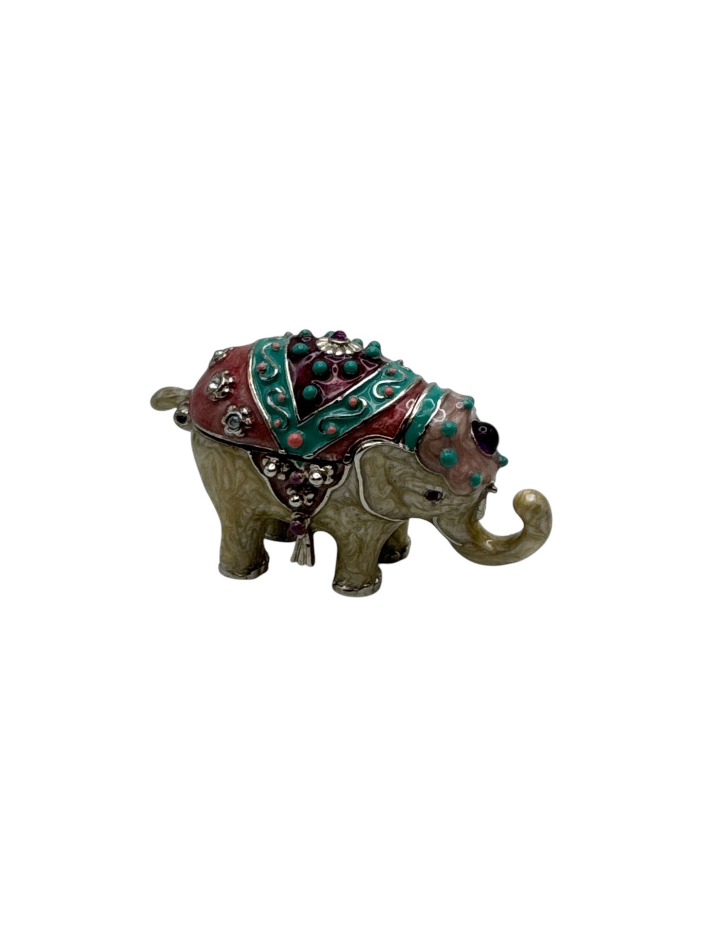 Vintage Monet Elephant Trinket Box