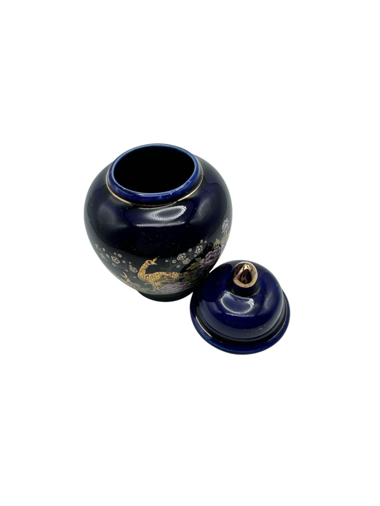 Small Cobalt Blue Ginger Jar