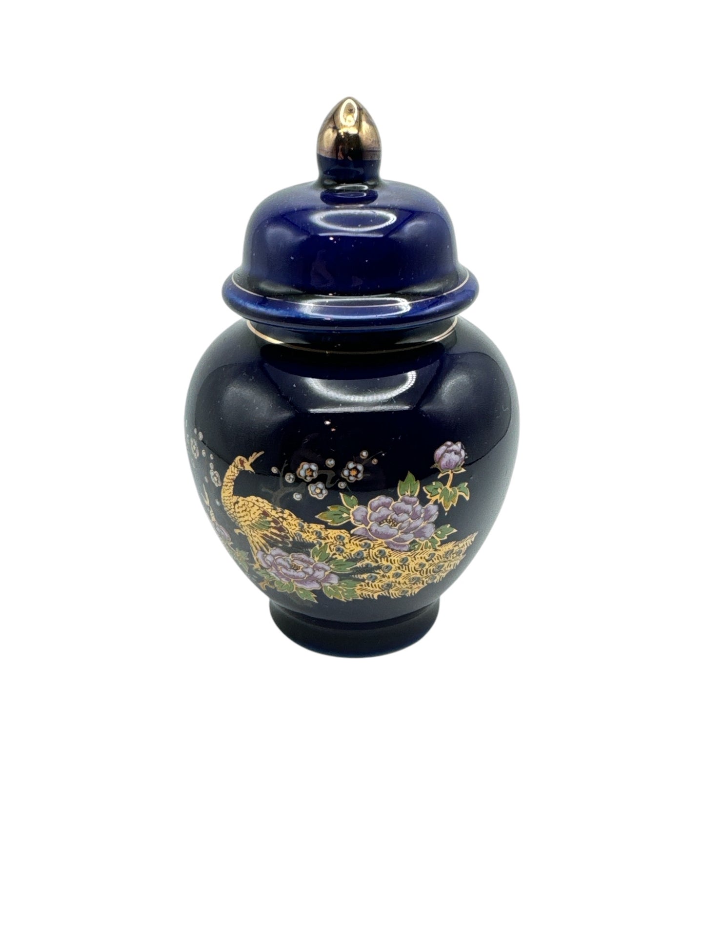 Small Cobalt Blue Ginger Jar