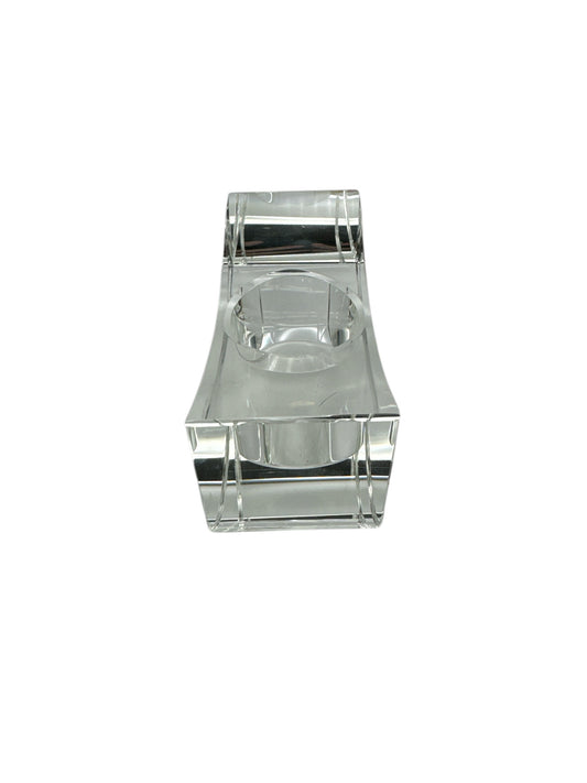 Oleg Cassini Concave Fine Crystal Votive