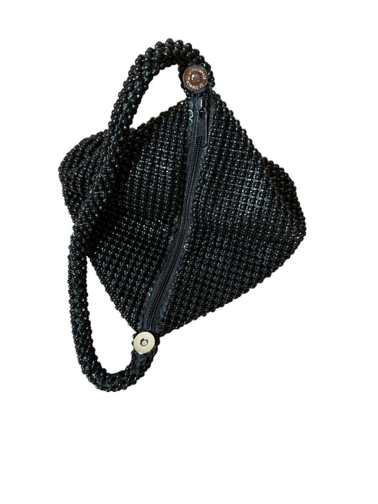 Beaded Black Purse