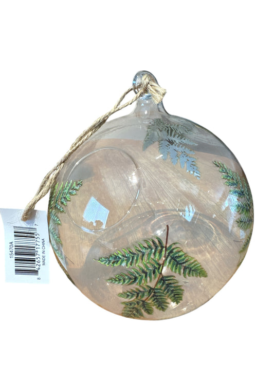 Glass Globe (Large) Ferns