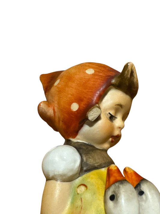 Vintage Hummel Goebel Goose Girl Figurine