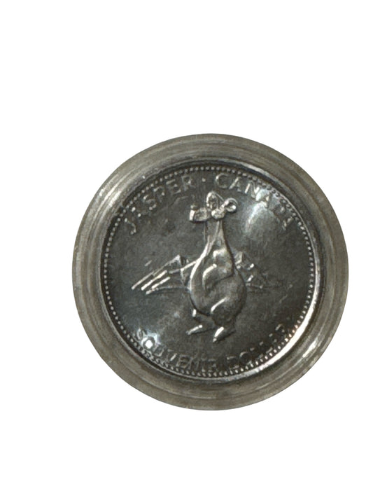 1987 Jasper Canada National Park Souvenir Dollar - Black Bear