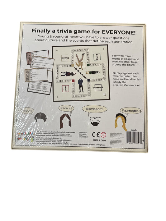 Mind The Gap Trivia Game For The Generations