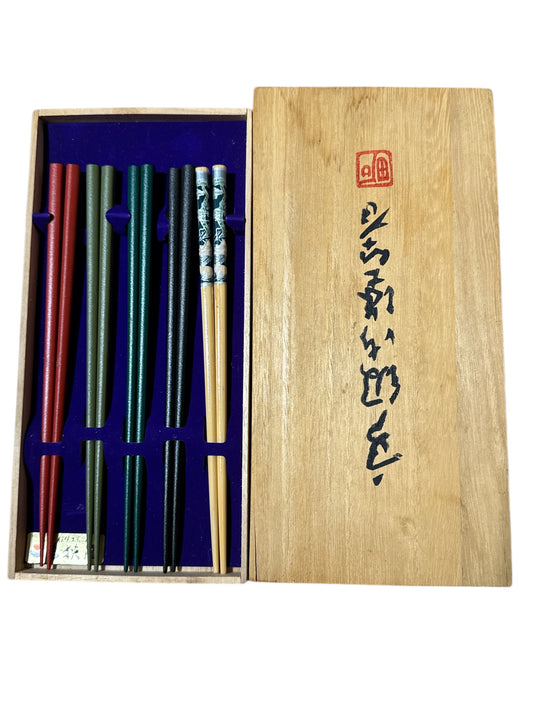 Chop Sticks In A Box - 5 Sets