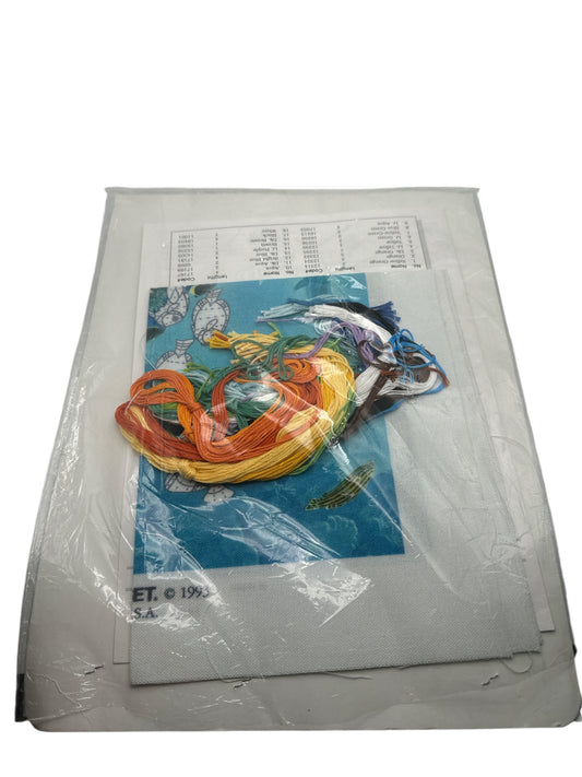 Sunset Crewel Cross Stitch Kit - Beauty & The Reef 1993