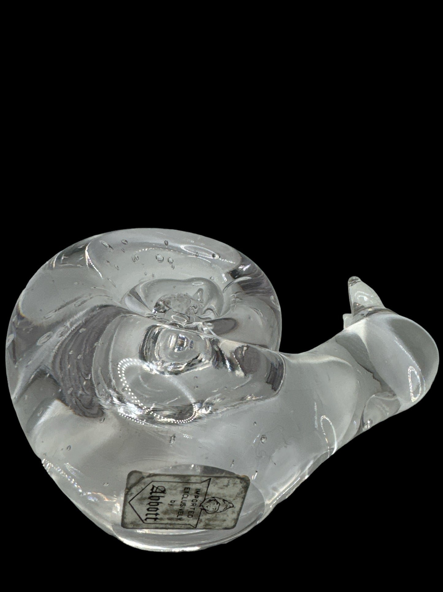 Clear Glass Snail
