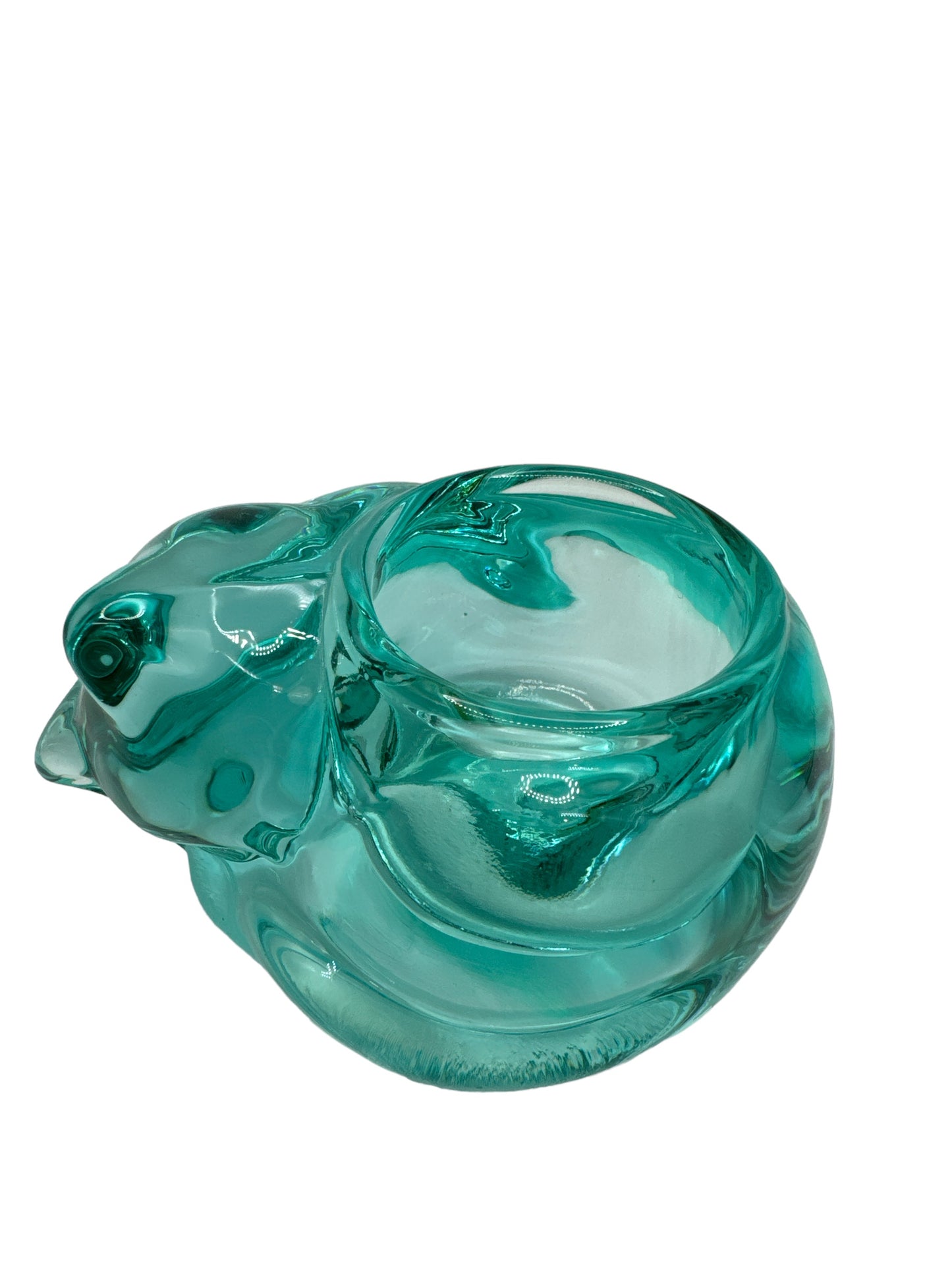 Vintage Sleeping Cat Candle Holder