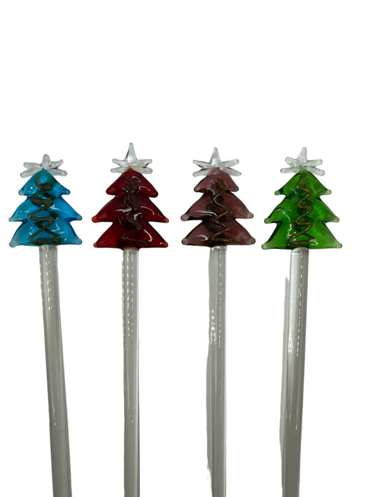 Christmas Tree Cocktail Stirrers (4)