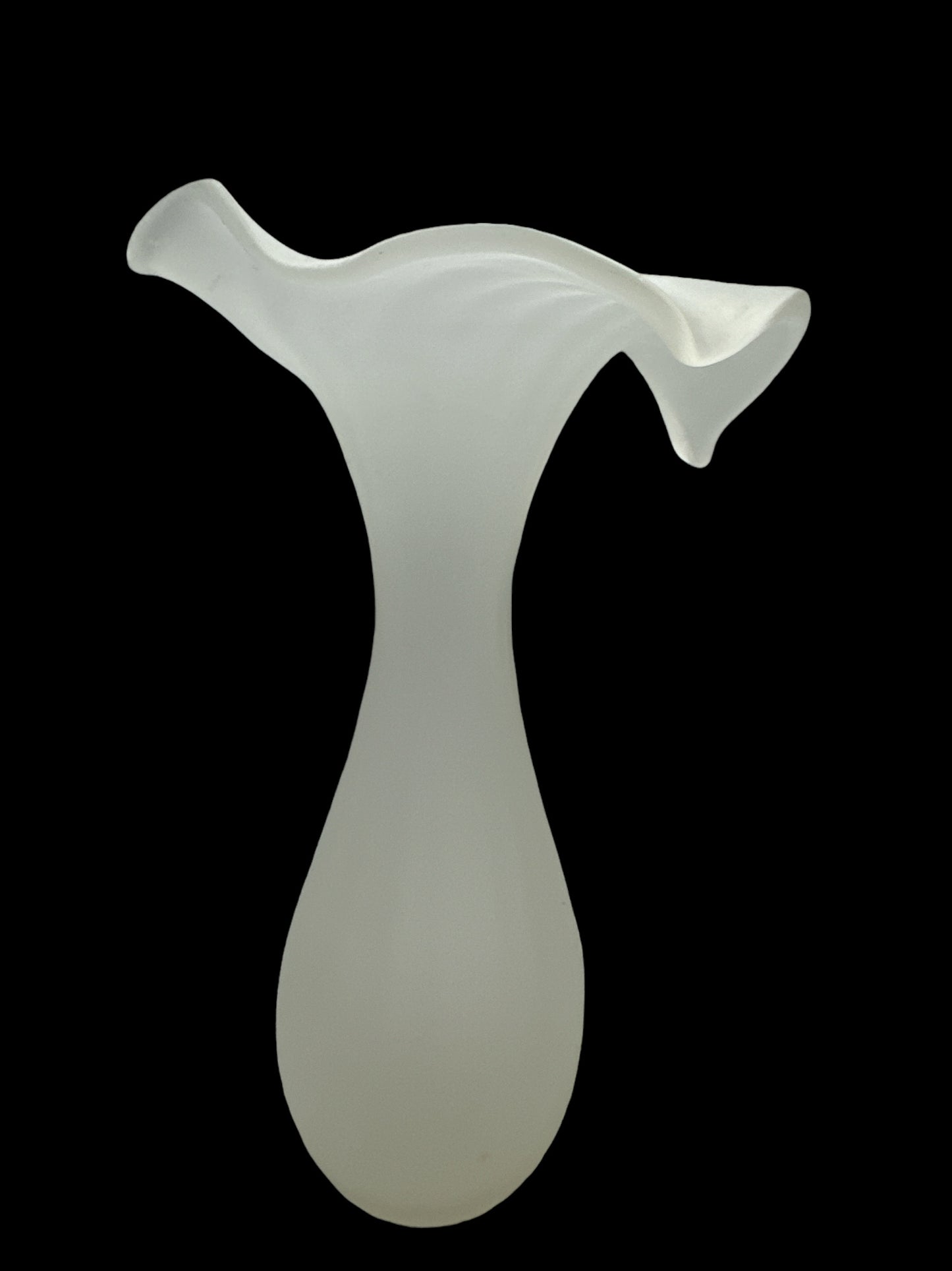 Vintage Satin Glass Vase