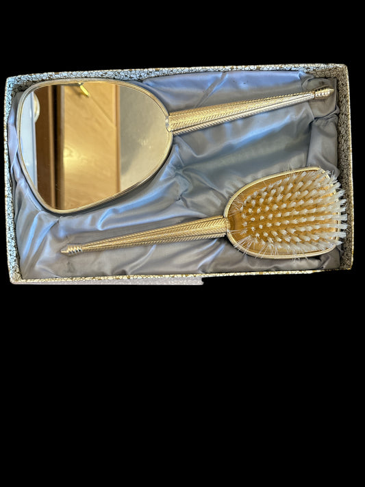 Boxed Vintage 2 pc Vanity Set