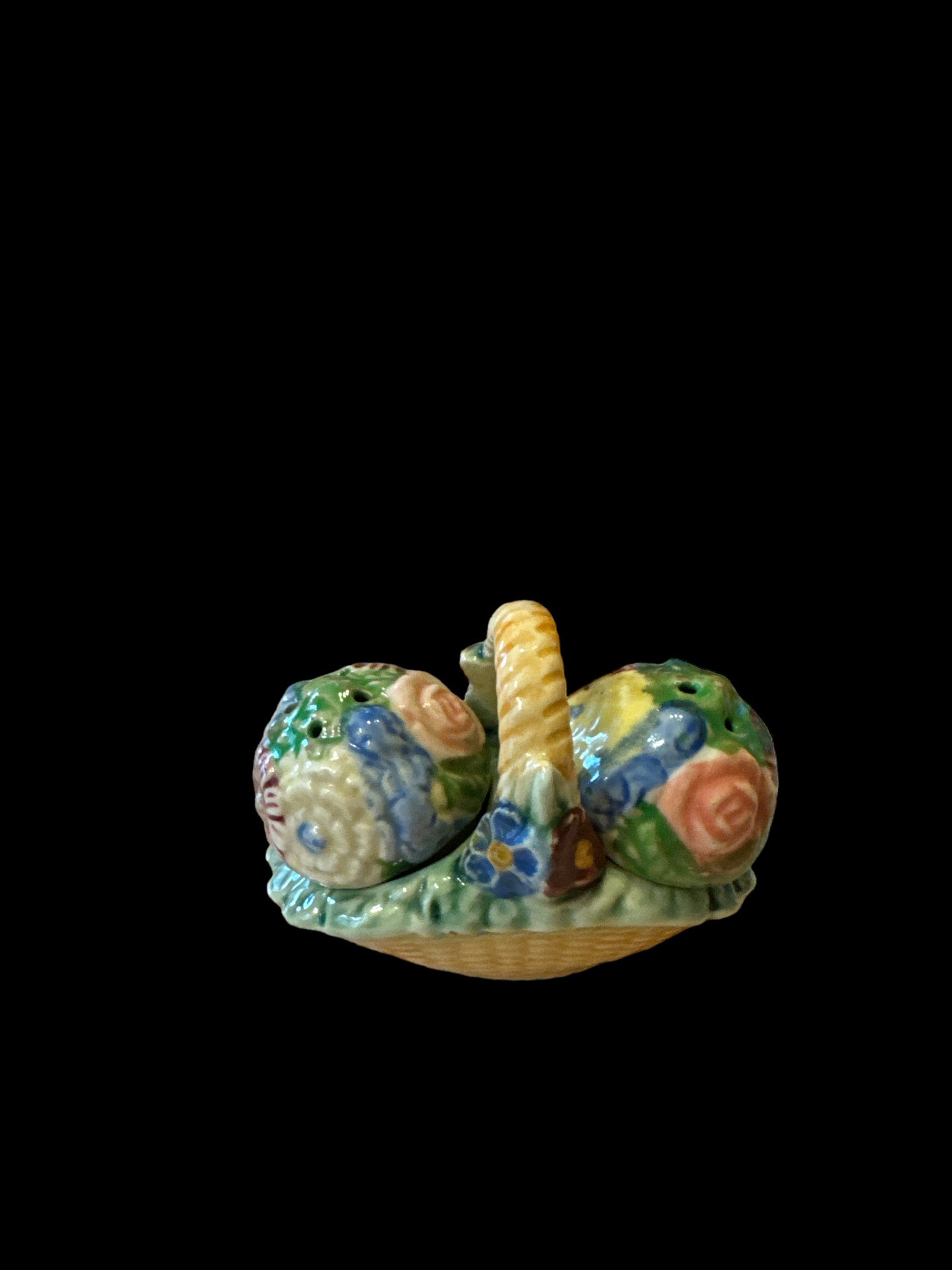 Vintage Flower Bouquet Salt & Pepper Shakers