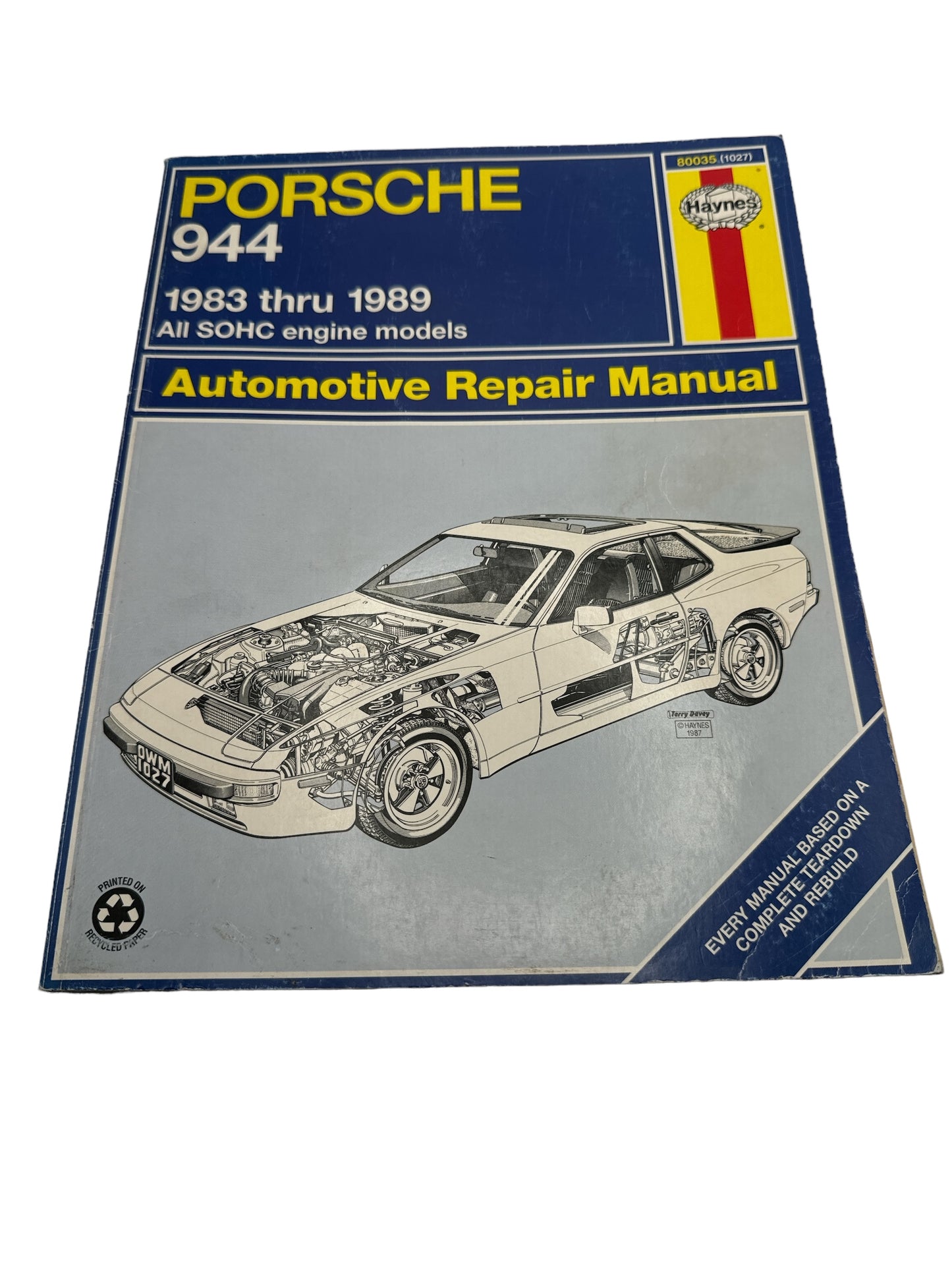 Porsche 944 Haynes Manual