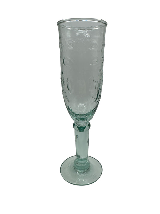 Recycled Glass Champagne Flutes