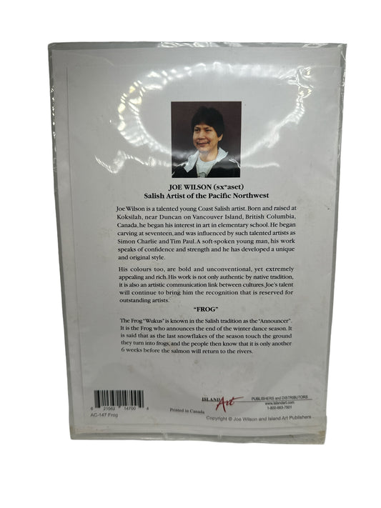 Joe Wilson First Nations Frog Art