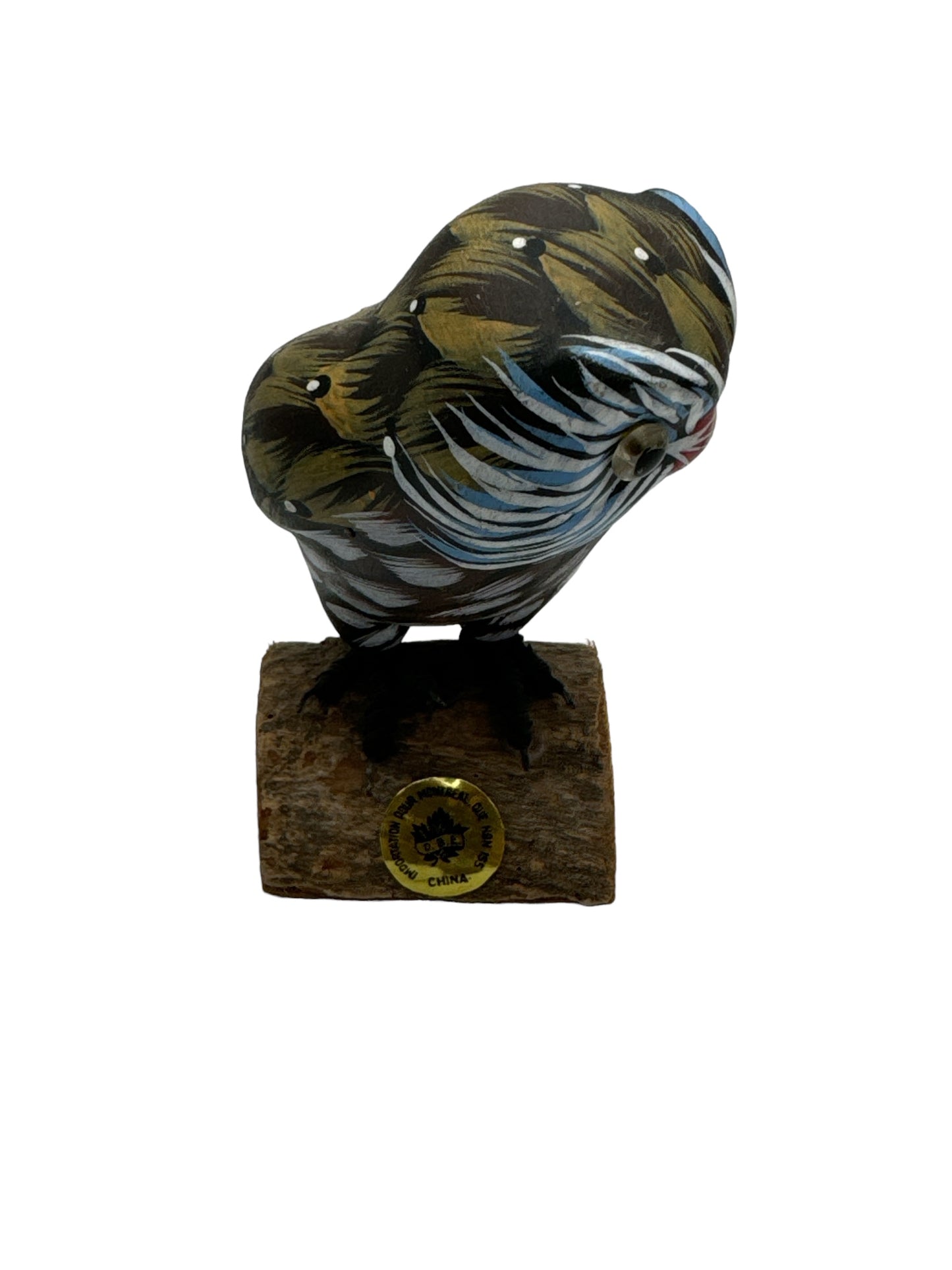 Hand painted Owl Figurine