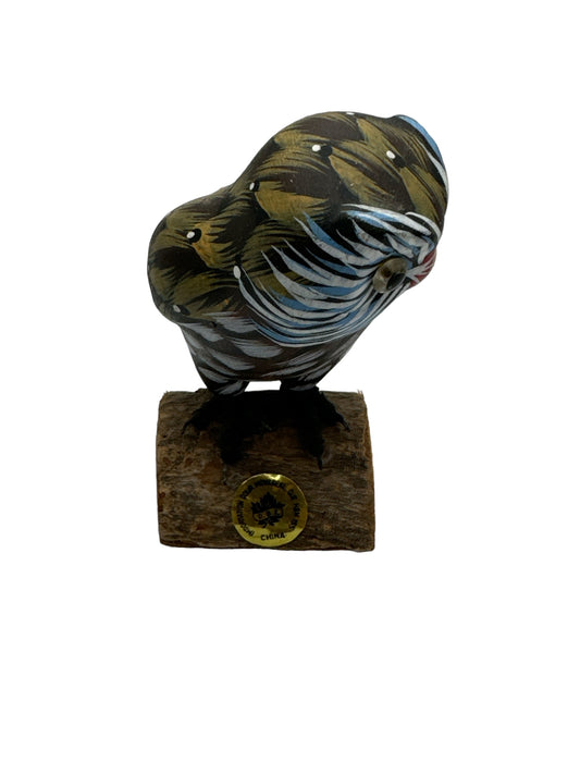 Hand painted Owl Figurine