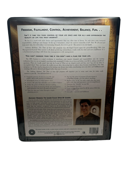 Anthony Robbins The Time Of Your Life Quality Of Life Series