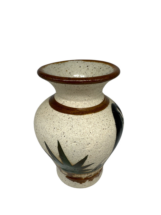 Mexican Tonala Kokopelli Vase - Small