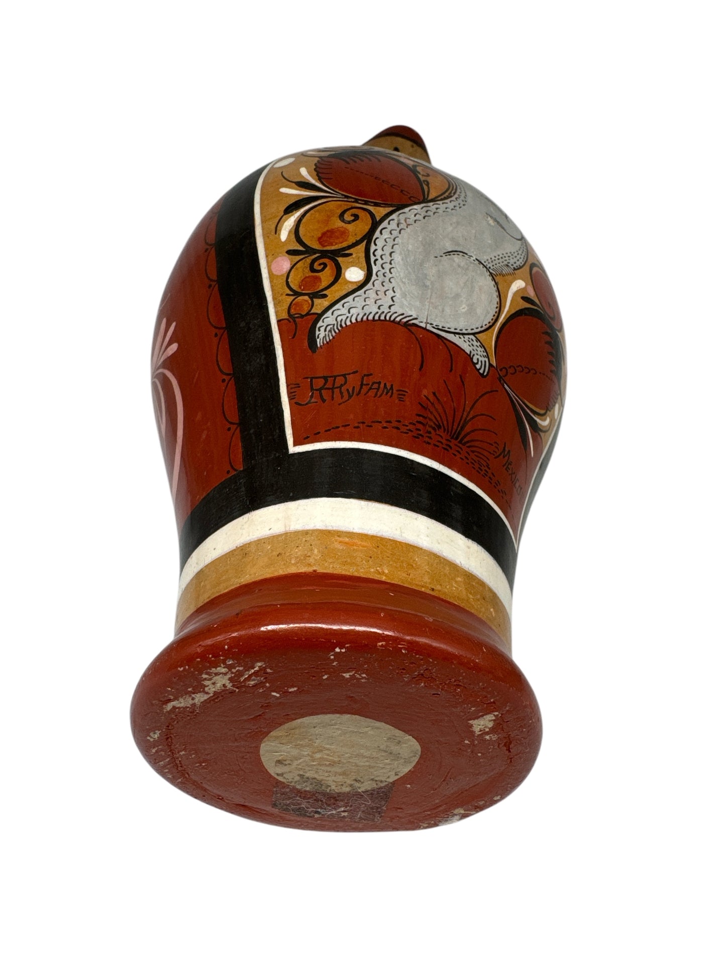 Mexican Tonala Burnished Pottery Pitcher