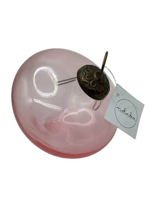 Clear Pink Tree Ornament