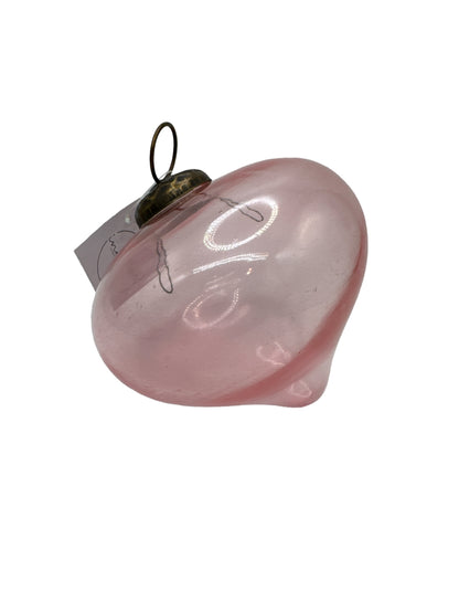 Clear Pink Tree Ornament