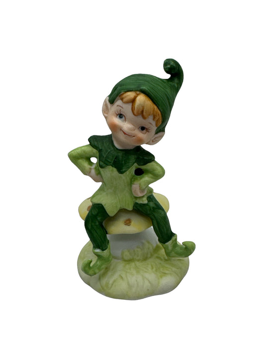 Vintage Pixie Green Elf