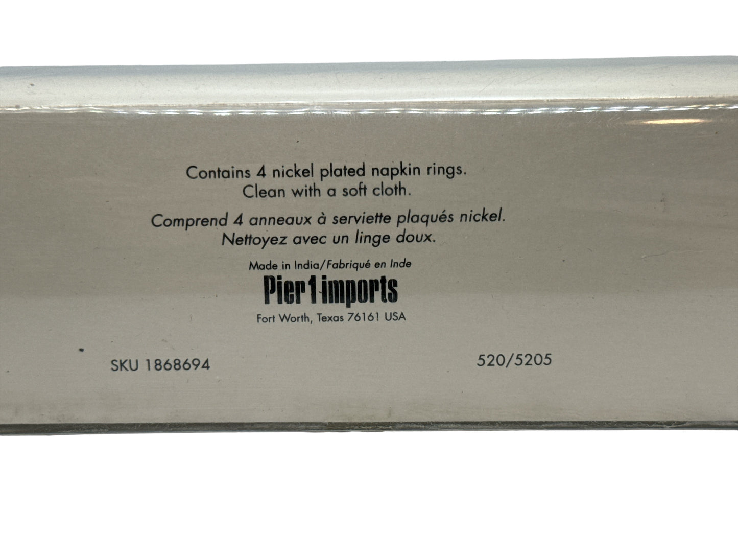 Pier 1 Imports Elephant Napkin Rings