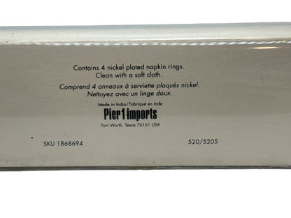 Pier 1 Imports Elephant Napkin Rings