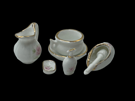 Dollhouse Miniature Bathroom Accessories