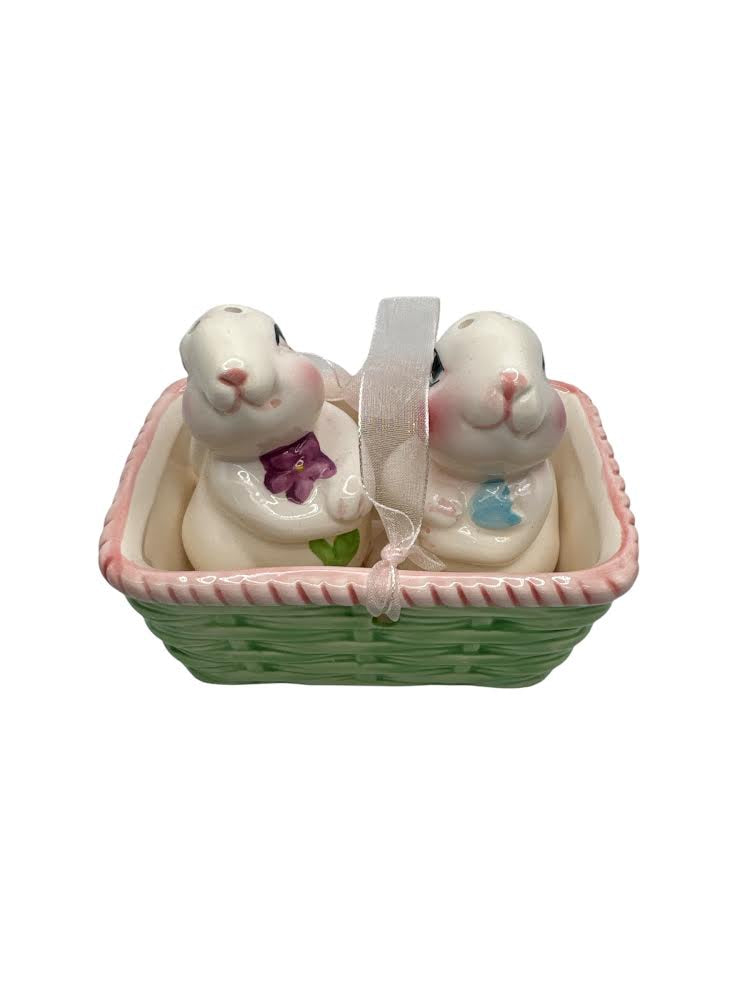 Bunnies In A Basket Salt & Pepper
