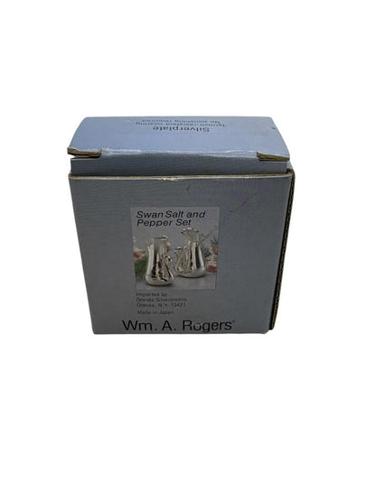 Wm A Rogers Swan Salt & Pepper
