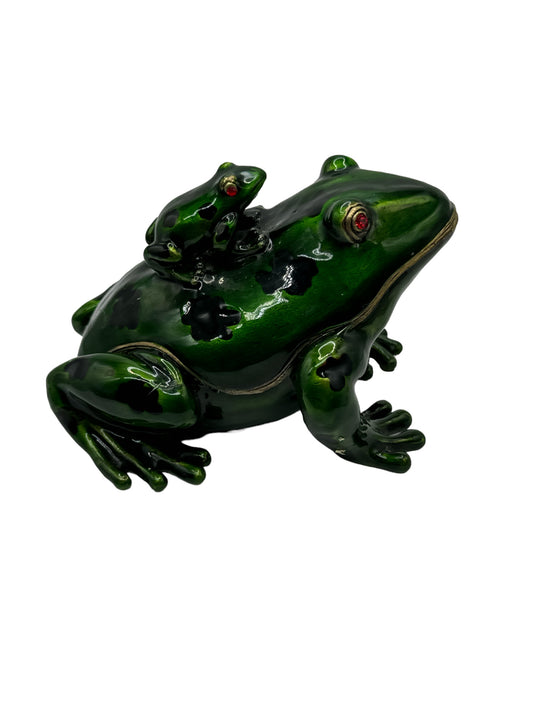 Frog & Baby Trinket Box