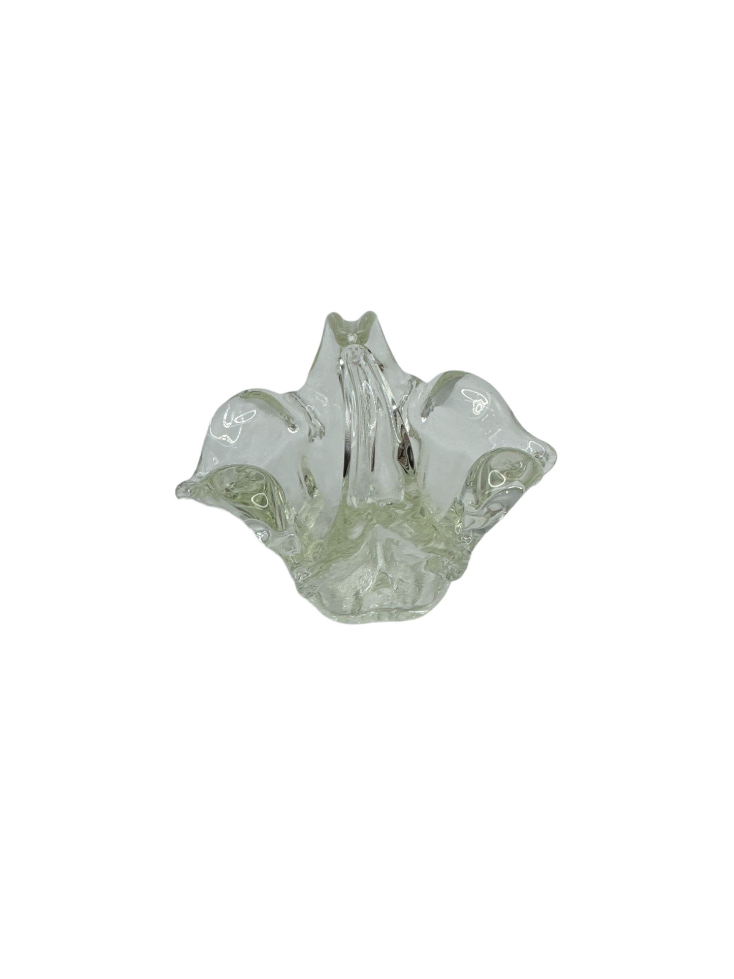Clear Glass Basket