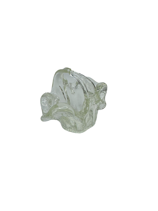 Clear Glass Basket