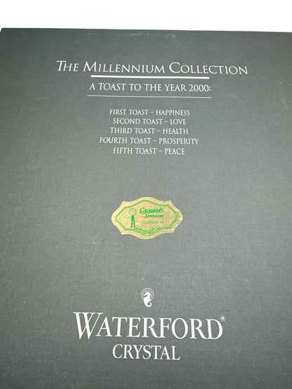 Waterford Crystal “The Millennium Collection” Flute Pair
