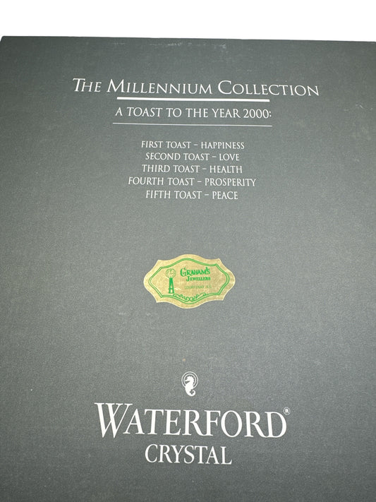 Waterford Crystal “The Millennium Collection” Flute Pair