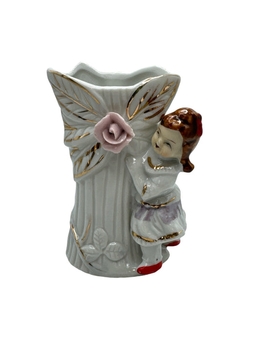 Vintage Japan Girl Vase