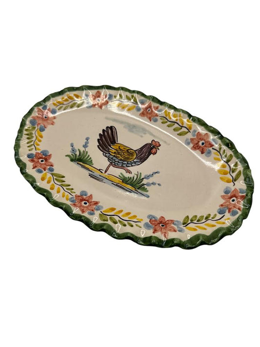 Rooster Serving Plate
