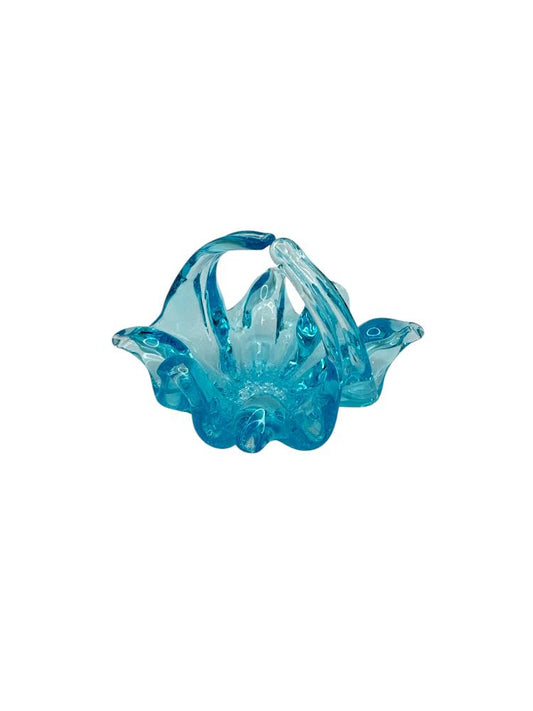 Art Glass Dish Basket