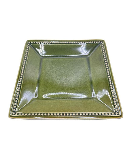 Pier 1 Imports Spice Route Clove Square Plates (2)