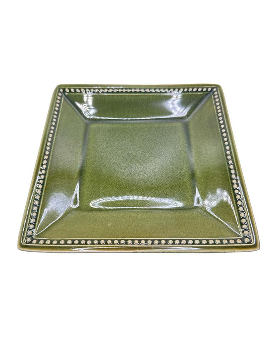 Pier 1 Imports Spice Route Clove Square Plates (2)