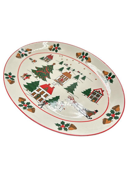 Vintage Jamestown Joy of Christmas Platter