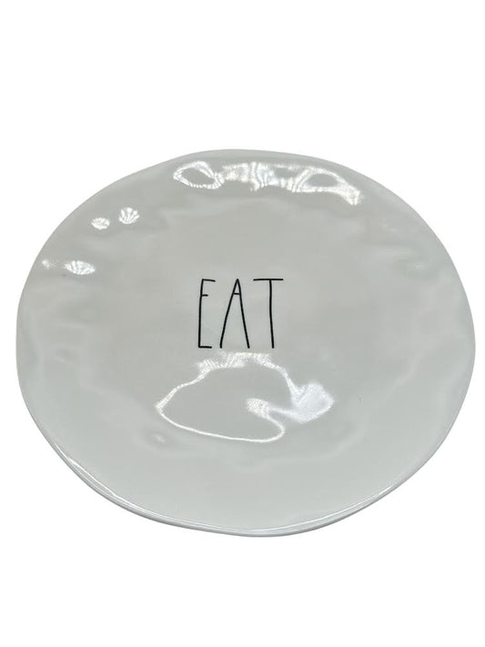 Rae Dunn Melamine Dinner Plate EAT